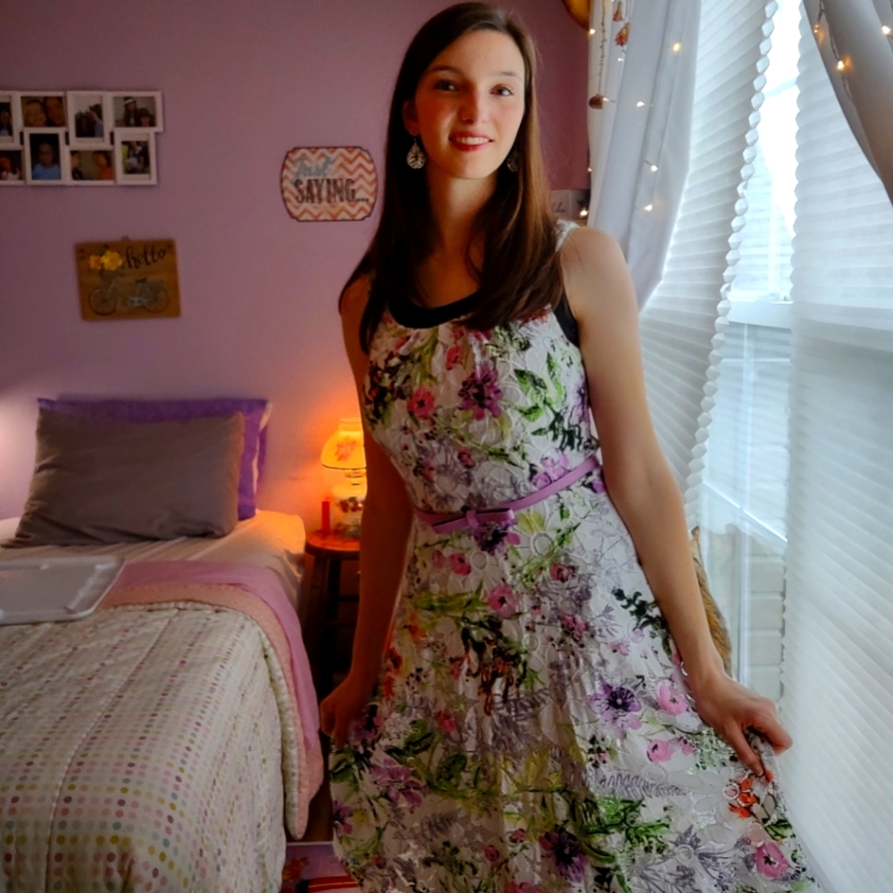 ❤Dress Barn Summer Floral Dress